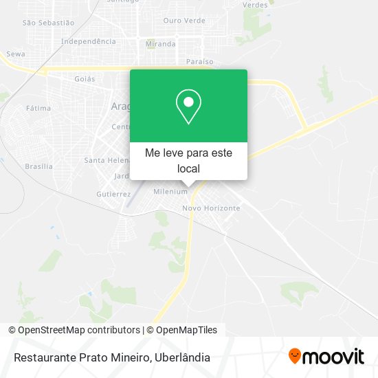 Restaurante Prato Mineiro mapa
