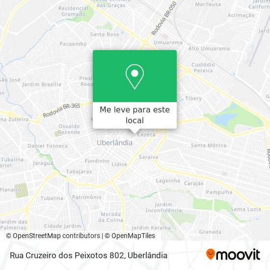 Rua Cruzeiro dos Peixotos 802 mapa