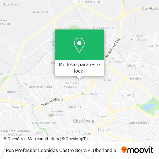 Rua Professor Leônidas Castro Serra 4 mapa