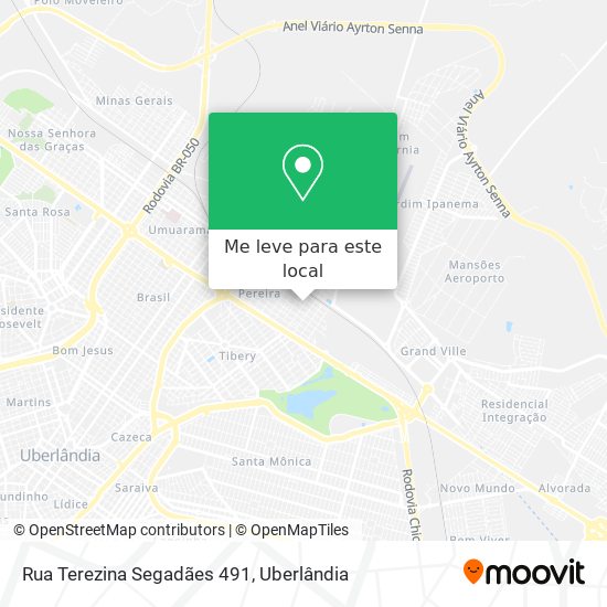 Rua Terezina Segadães 491 mapa