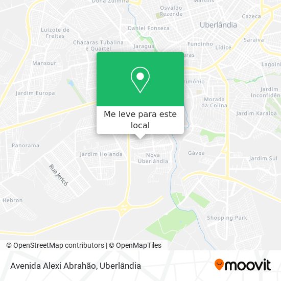 Avenida Alexi Abrahão mapa