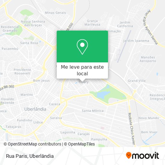 Rua Paris mapa