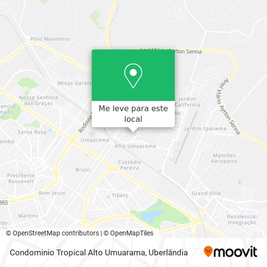 Condominio Tropical Alto Umuarama mapa