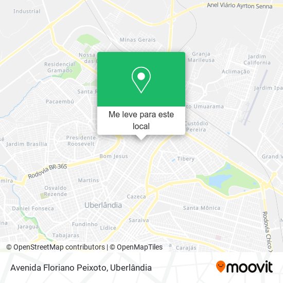 Avenida Floriano Peixoto mapa