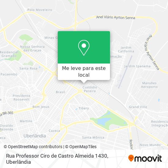 Rua Professor Ciro de Castro Almeida 1430 mapa