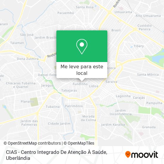CIAS - Centro Integrado De Atenção À Saúde mapa