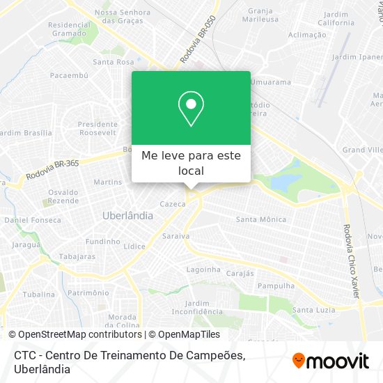 CTC - Centro De Treinamento De Campeões mapa