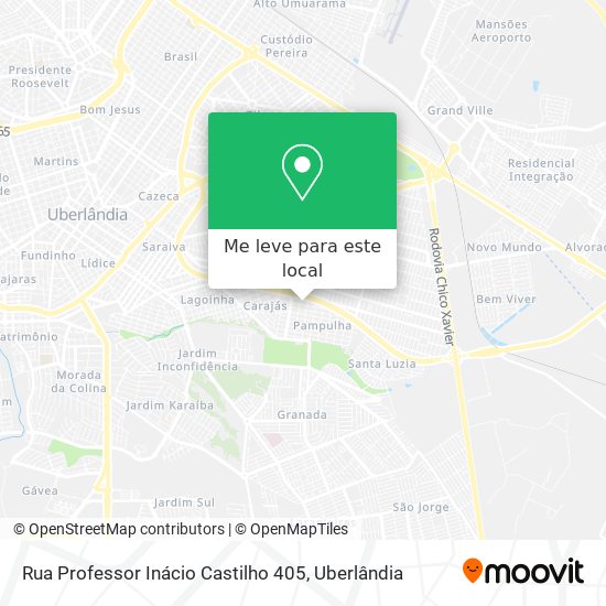 Rua Professor Inácio Castilho 405 mapa