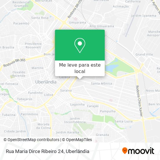 Rua Maria Dirce Ribeiro 24 mapa