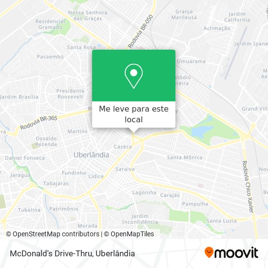 McDonald's Drive-Thru mapa