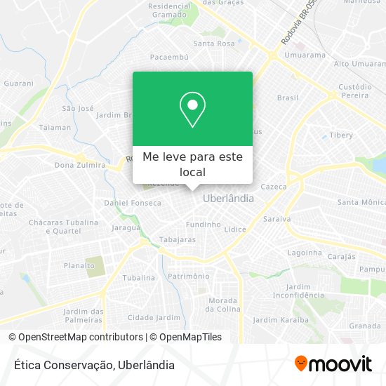 Ética Conservação mapa