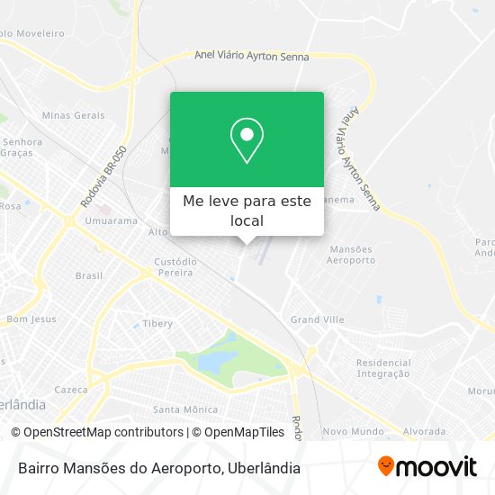 Bairro Mansões do Aeroporto mapa