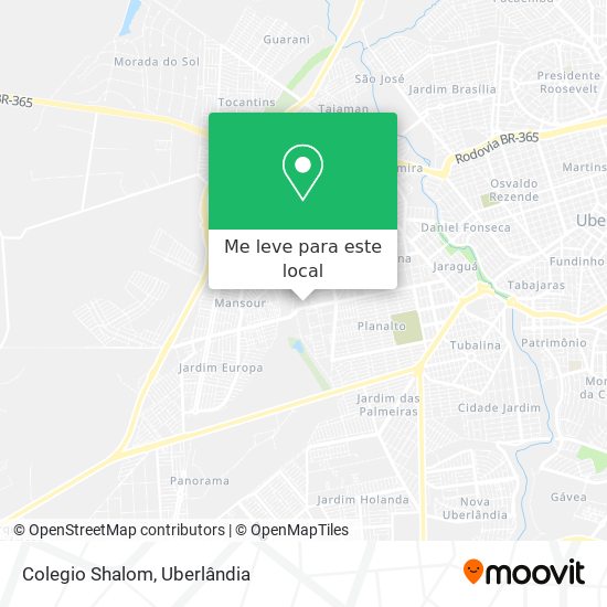 Colegio Shalom mapa