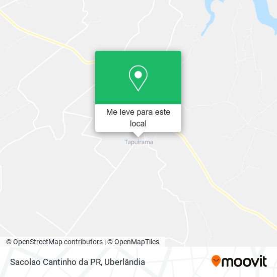 Sacolao Cantinho da PR mapa
