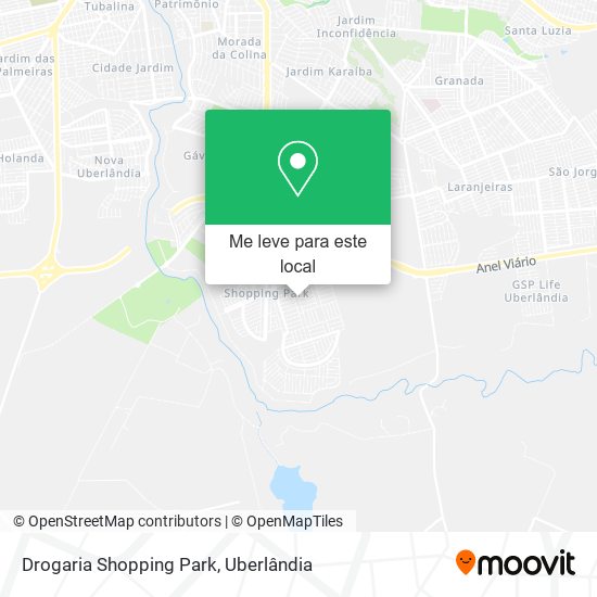 Drogaria Shopping Park mapa