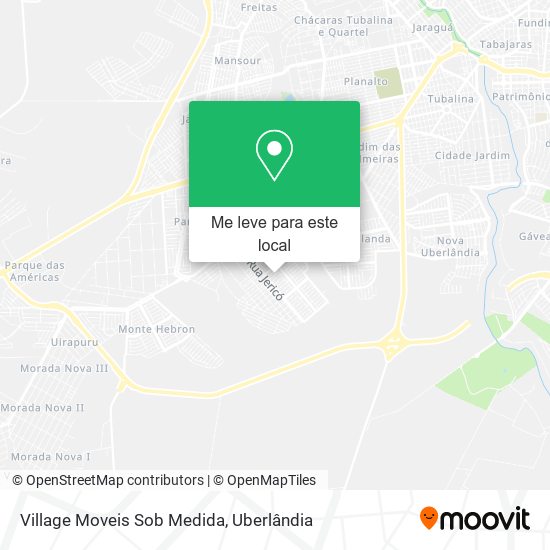 Village Moveis Sob Medida mapa