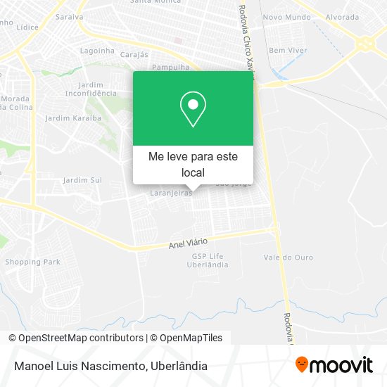 Manoel Luis Nascimento mapa