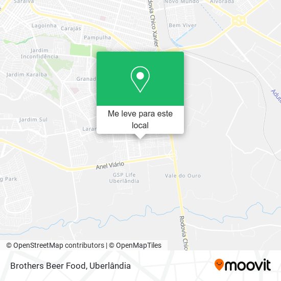 Brothers Beer Food mapa
