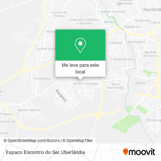 Espaco Encontro do Ser mapa