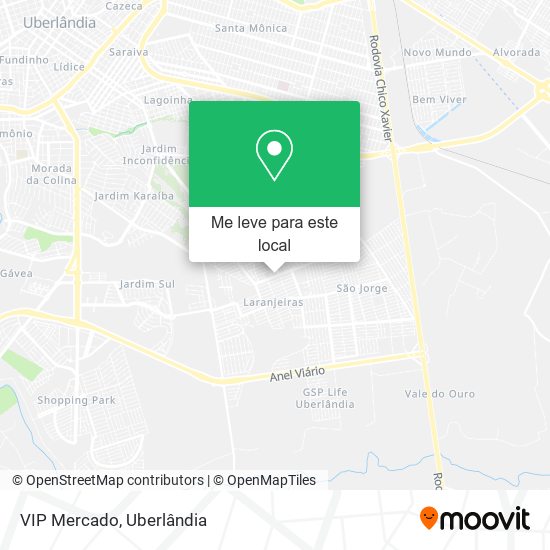 VIP Mercado mapa