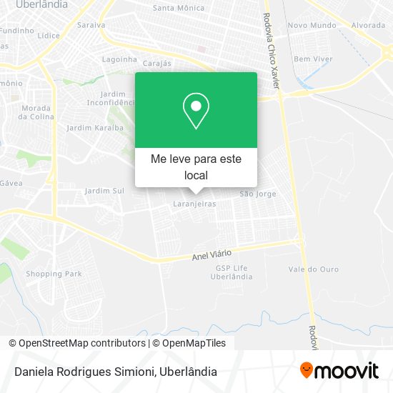 Daniela Rodrigues Simioni mapa