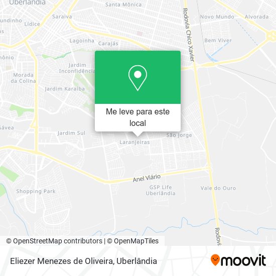 Eliezer Menezes de Oliveira mapa