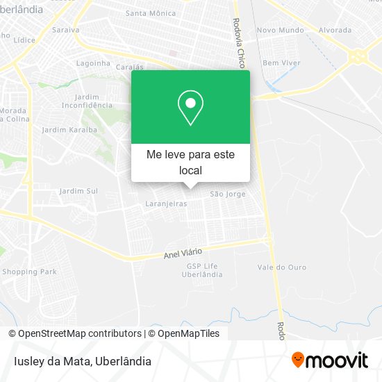 Iusley da Mata mapa