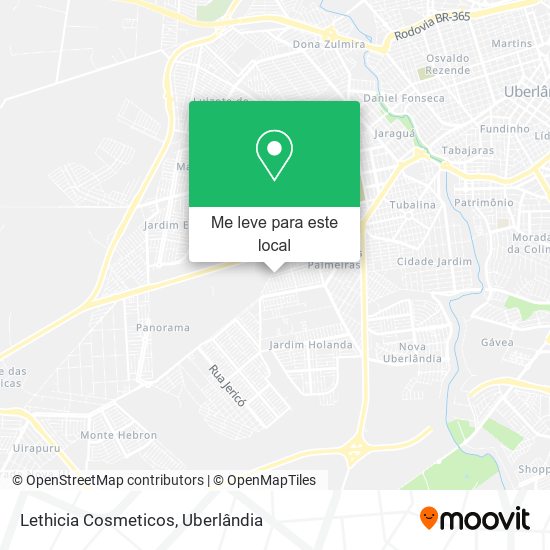 Lethicia Cosmeticos mapa
