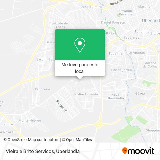 Vieira e Brito Servicos mapa