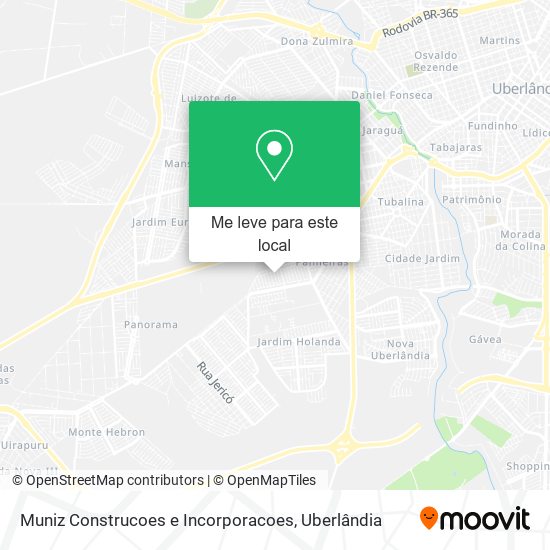 Muniz Construcoes e Incorporacoes mapa