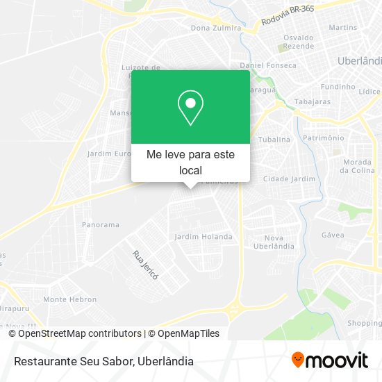 Restaurante Seu Sabor mapa