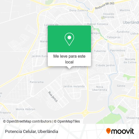 Potencia Celular mapa