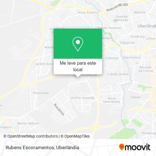 Rubens Escoramentos mapa