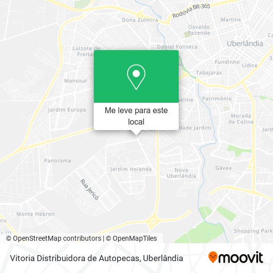 Vitoria Distribuidora de Autopecas mapa