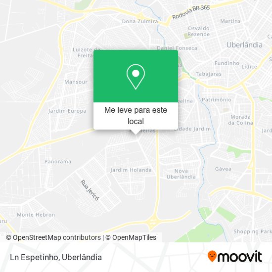 Ln Espetinho mapa