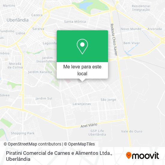 Piratini Comercial de Carnes e Alimentos Ltda. mapa