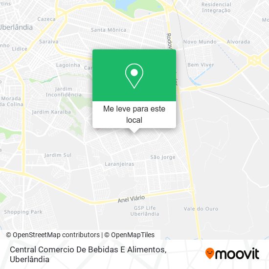 Central Comercio De Bebidas E Alimentos mapa