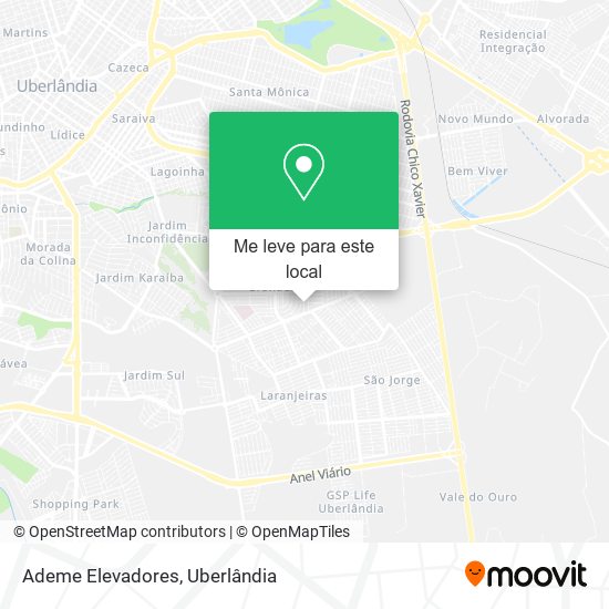 Ademe Elevadores mapa