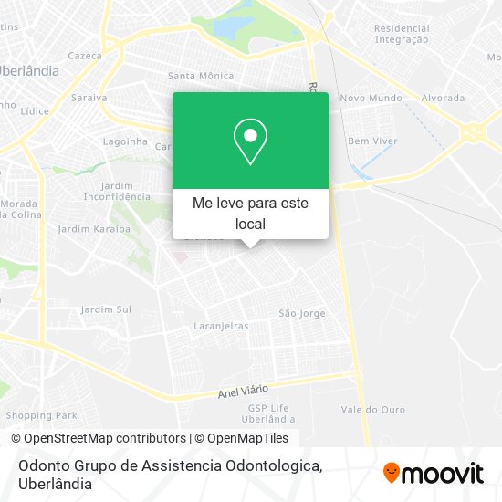 Odonto Grupo de Assistencia Odontologica mapa