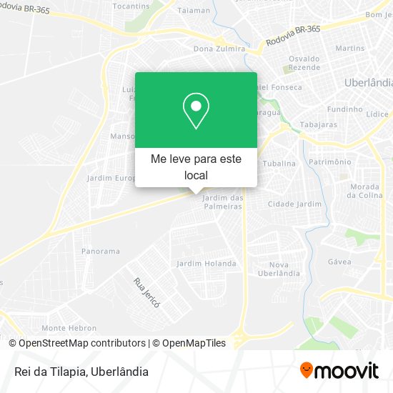 Rei da Tilapia mapa