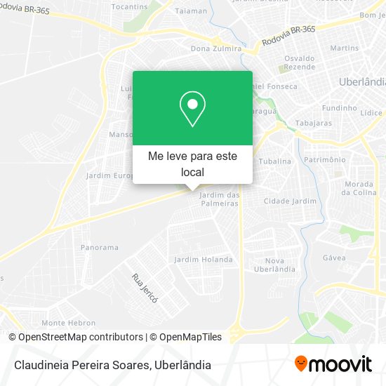 Claudineia Pereira Soares mapa