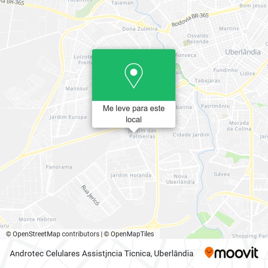 Androtec Celulares Assistjncia Ticnica mapa