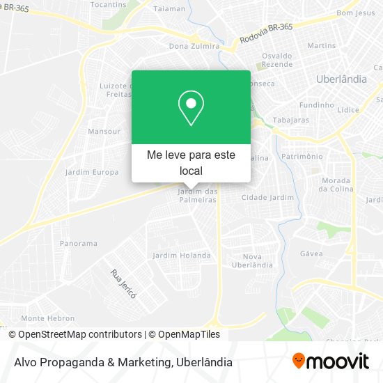 Alvo Propaganda & Marketing mapa