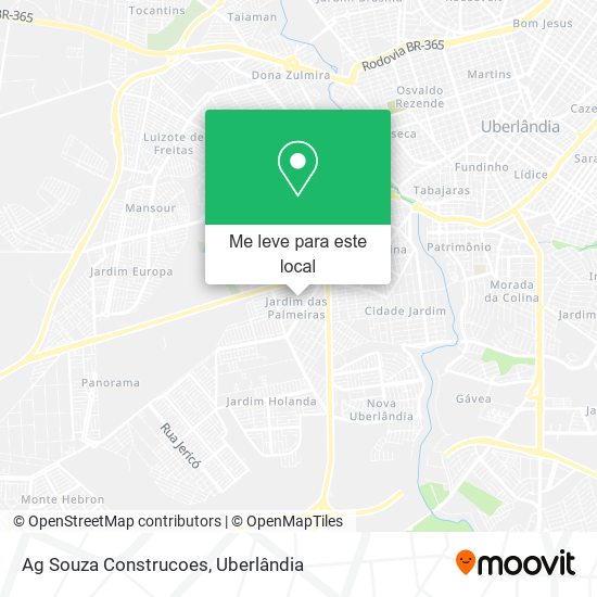 Ag Souza Construcoes mapa
