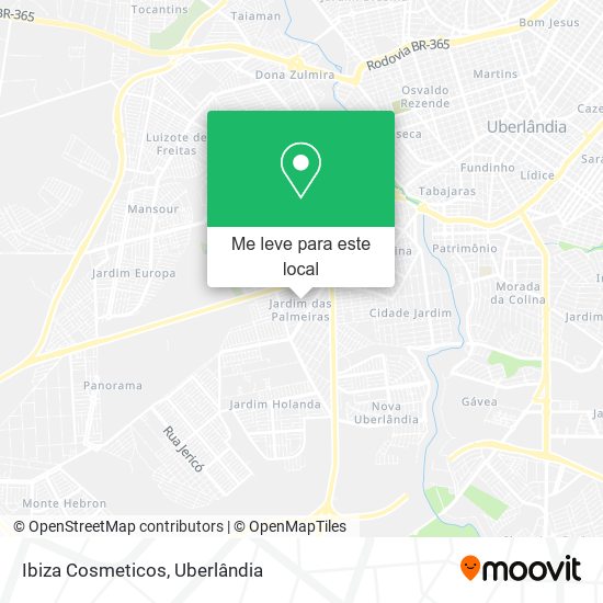 Ibiza Cosmeticos mapa