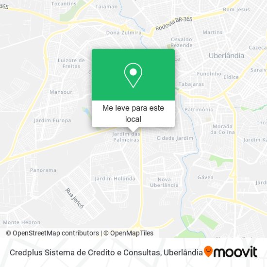 Credplus Sistema de Credito e Consultas mapa