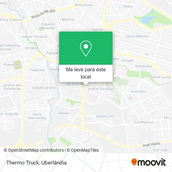 Thermo Truck mapa