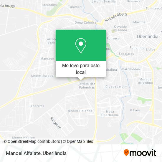 Manoel Alfaiate mapa