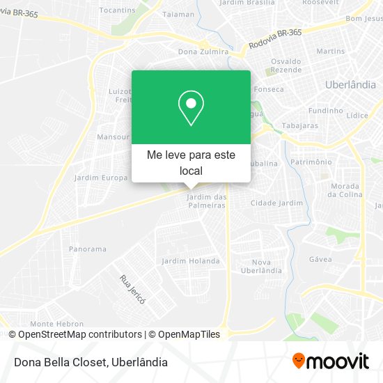 Dona Bella Closet mapa