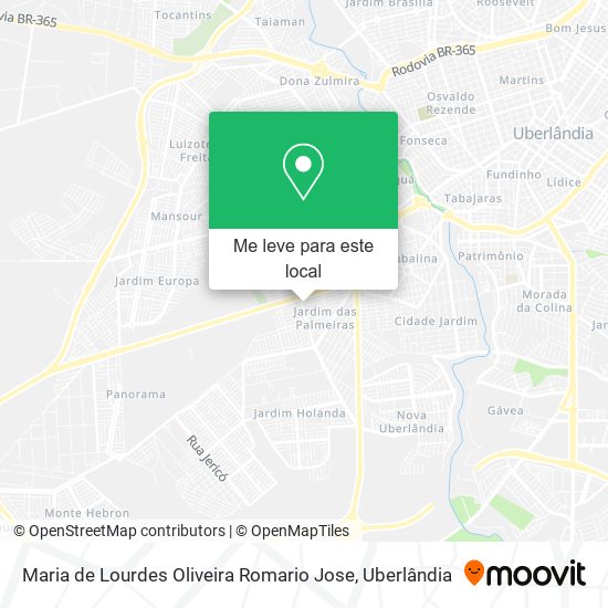 Maria de Lourdes Oliveira Romario Jose mapa